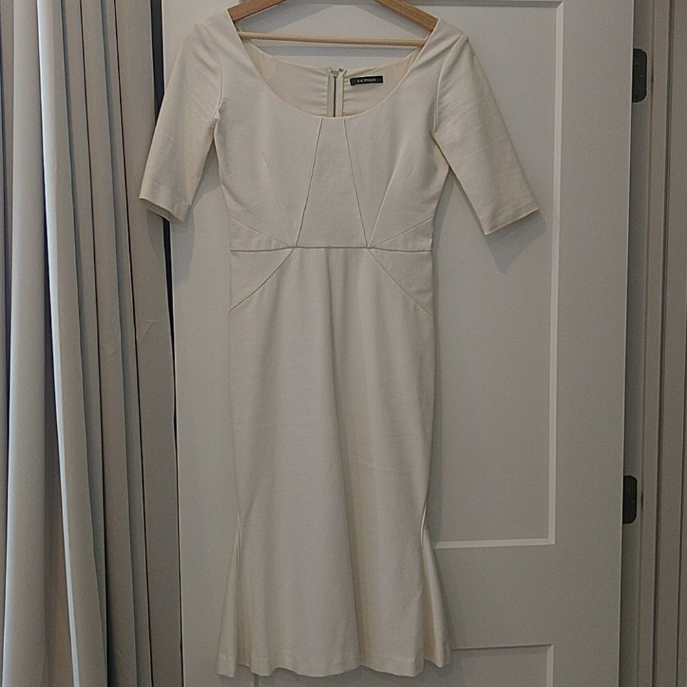 Cream colored Zac Posen dress
